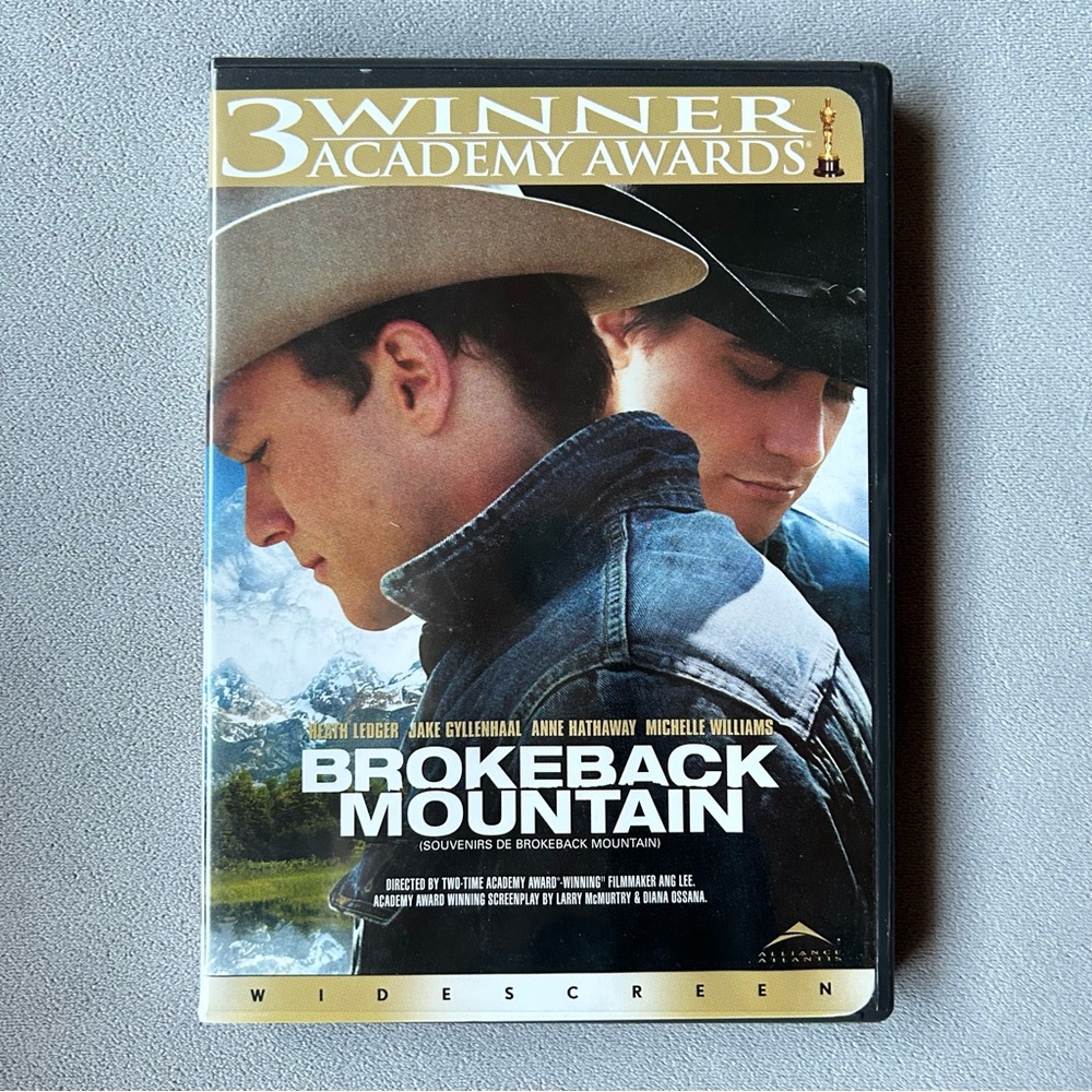 3 for $15 ~ Brokeback Mountain ~ Heath Ledger Jake Gyllenhaal ~ DVD ~ 3 for $15